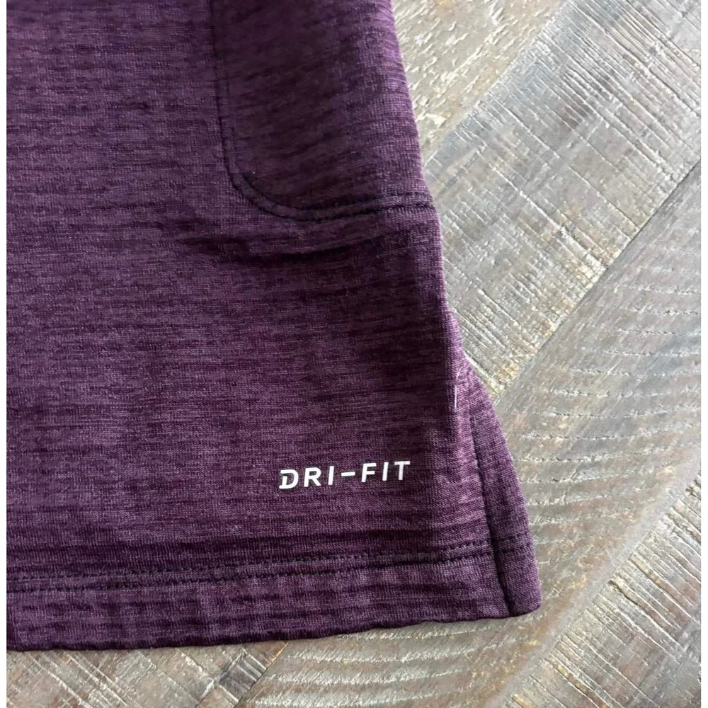 Nike Running Dri-FIT Element Half Zip Pullover Plum Purple XL Womens Top